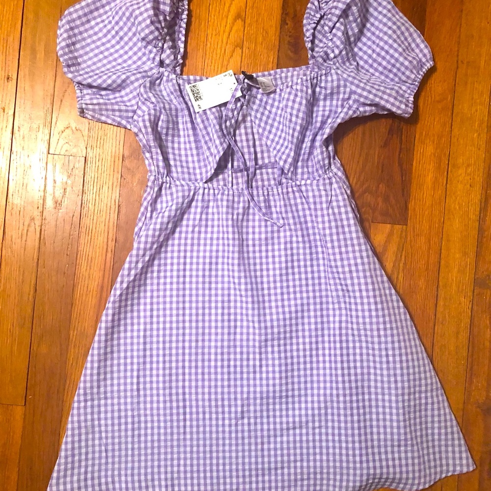 NWT H&M Summer Gingham Dress